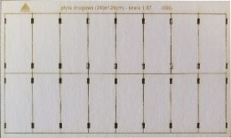 Płyta drogowa (wer.240x120 cm) skala H0 1:87 (006)